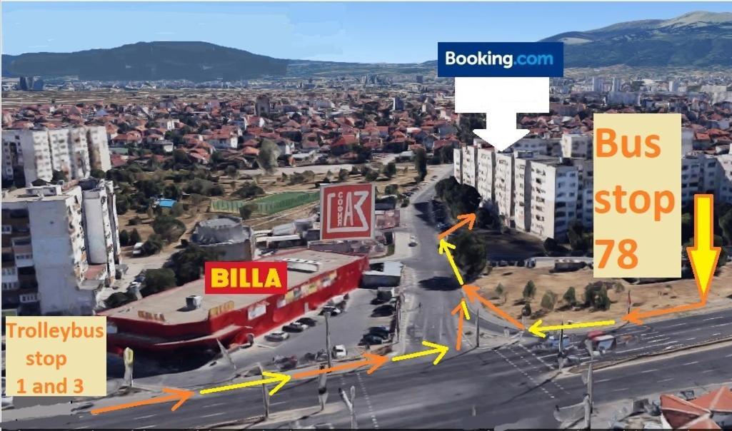 2 Bedrooms With Private Bath And Balcony Near The Airport Софія Екстер'єр фото